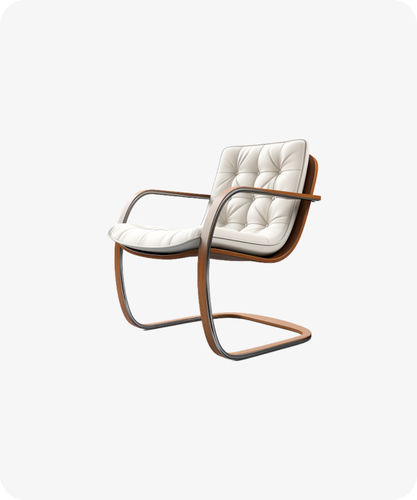 Woven Rattan Lounge Chair
